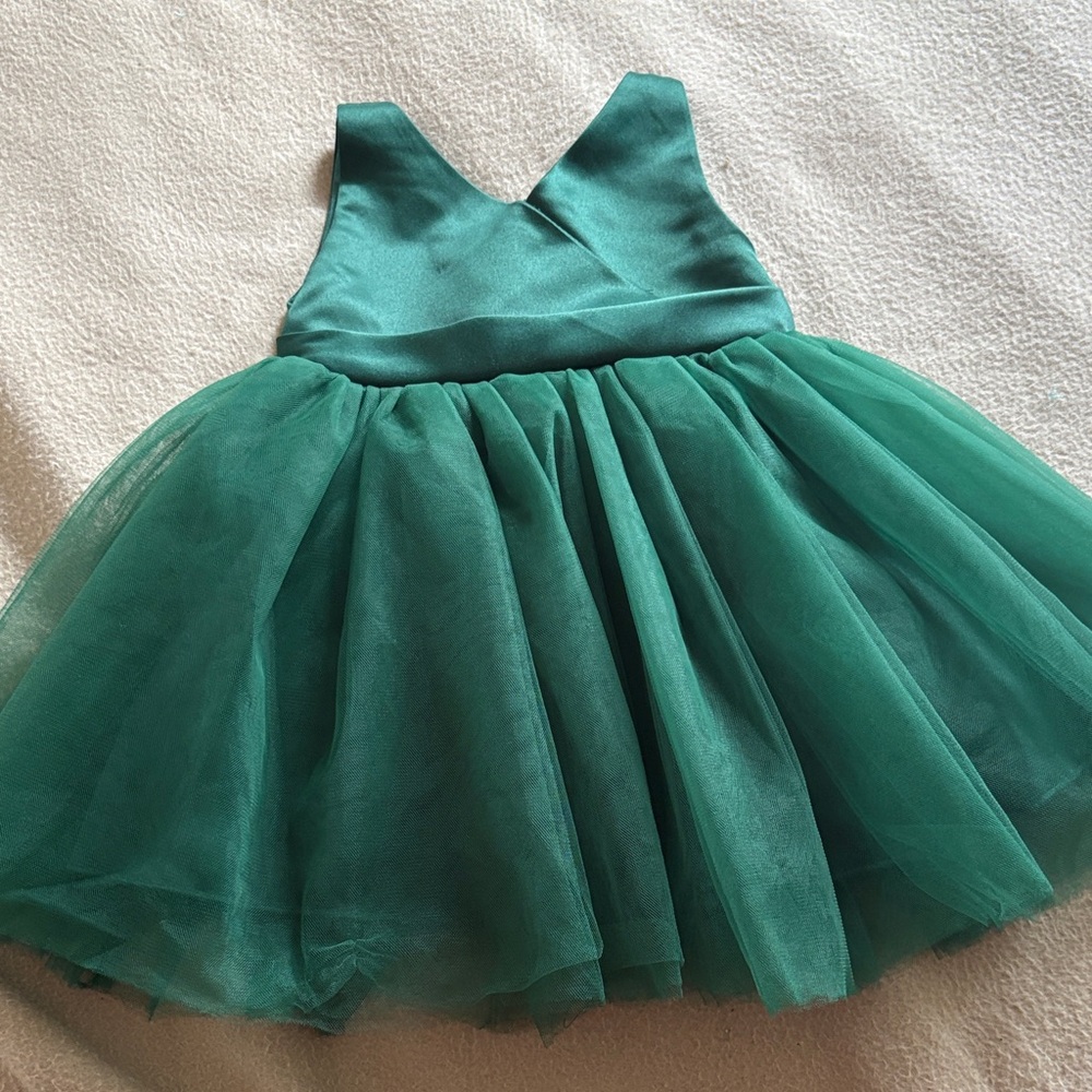 Elegant Green Tulle Dress